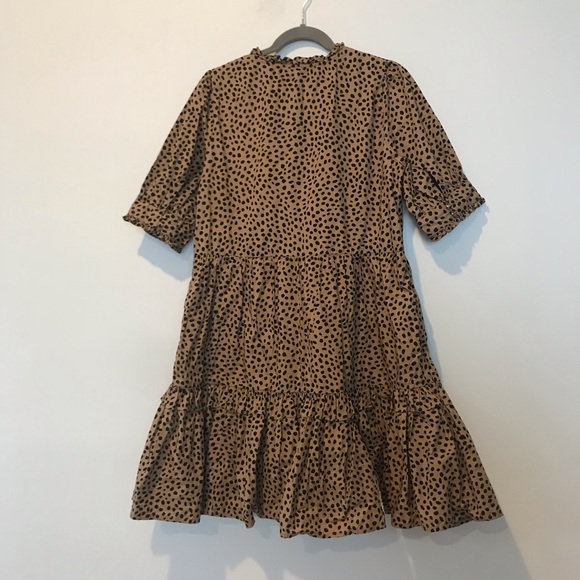 J. Crew Tiered Midi Dress with Puff Sleeve EUC - Picture 4 of 7